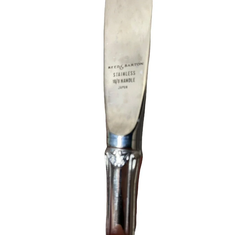Set Of‎ 9 Stainless Steel Reed & Barton Butter Knife Mixed Set